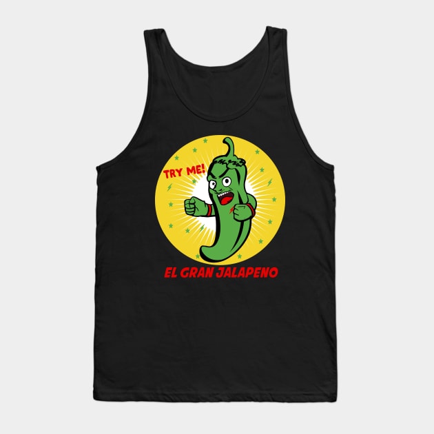 hot pepper jalapeno Tank Top by Kingrocker Clothing